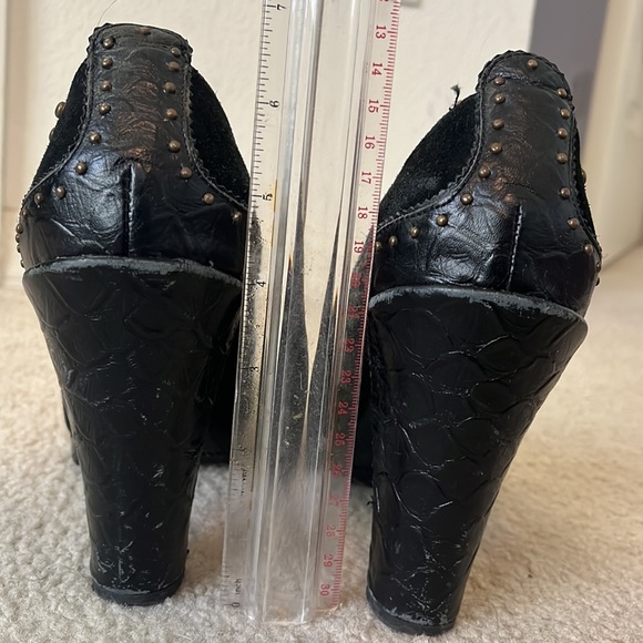 Sam Edelman platform heels suede and leather - Picture 10 of 10